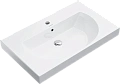 Раковина Kerama Marazzi Buongiorno BG.wb.80 подвесная/мебельная 80, белая глянцевая Раковина Kerama Marazzi Buongiorno BG.wb.80 подвесная/мебельная 80, белая глянцевая