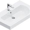 Раковина Kerama Marazzi Buongiorno BG.wb.80 подвесная/мебельная 80, белая глянцевая Раковина Kerama Marazzi Buongiorno BG.wb.80 подвесная/мебельная 80, белая глянцевая