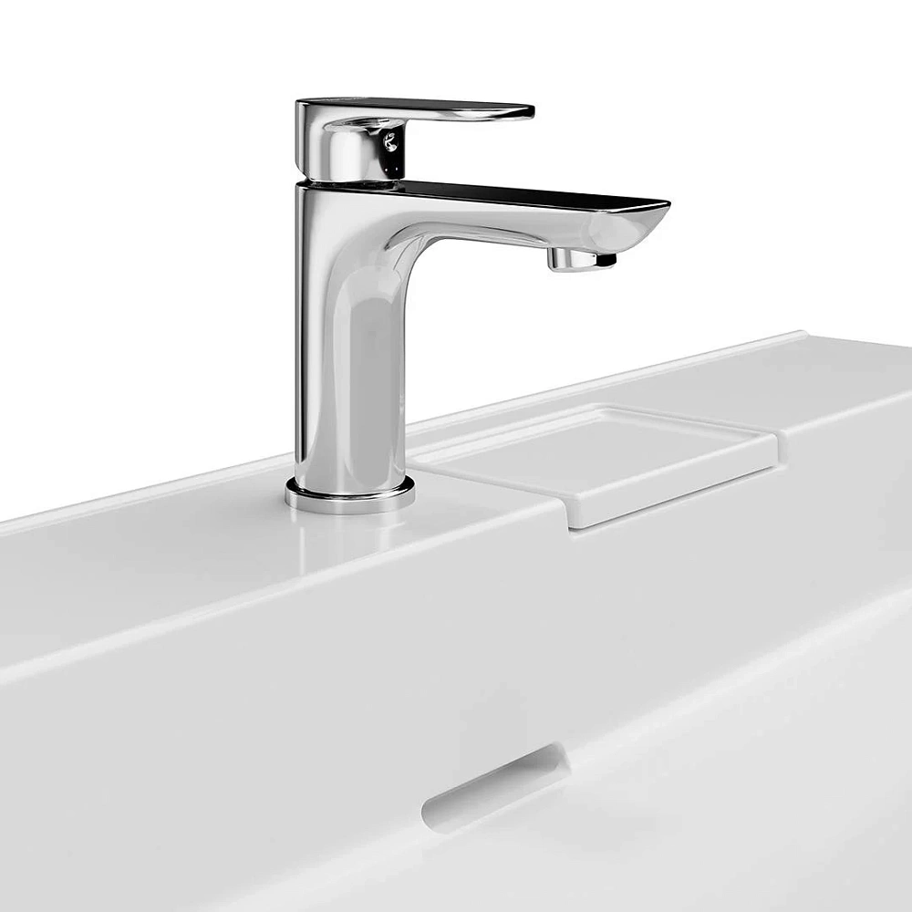 Раковина Kerama Marazzi Logica LO.wb.90.1 мебельная\подвесная с одним отверстием 90, белая глянцевая — Изображение 4