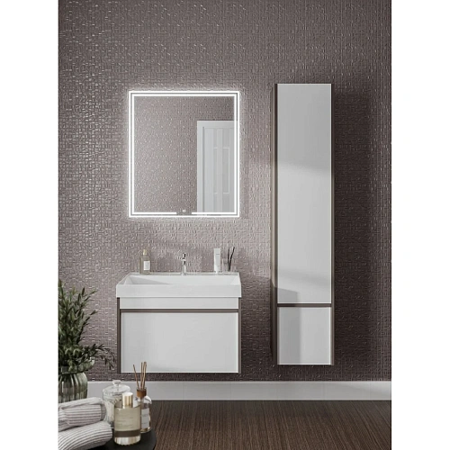Зеркало Kerama Marazzi Mio MIO.mi.70\WHT прямоугольное с диммером 70, белое Зеркало Kerama Marazzi Mio MIO.mi.70\WHT прямоугольное с диммером 70, белое