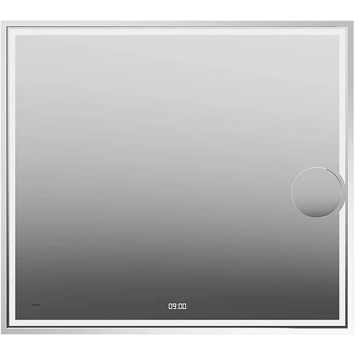 Зеркало Kerama Marazzi Tecno TE.mi.90.1 c LED 90 с макро линзой, с подсветкой, с функцией антизапотевание, белый глянцевый Зеркало Kerama Marazzi Tecno TE.mi.90.1 c LED 90 с макро линзой, с подсветкой, с функцией антизапотевание, белый глянцевый