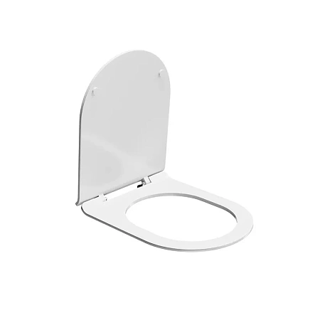 Крышка-сиденье Kerama Marazzi KMDP.seat.00\WHT с комплектом крепежей, белое глянцевое Крышка-сиденье Kerama Marazzi KMDP.seat.00\WHT с комплектом крепежей, белое глянцевое
