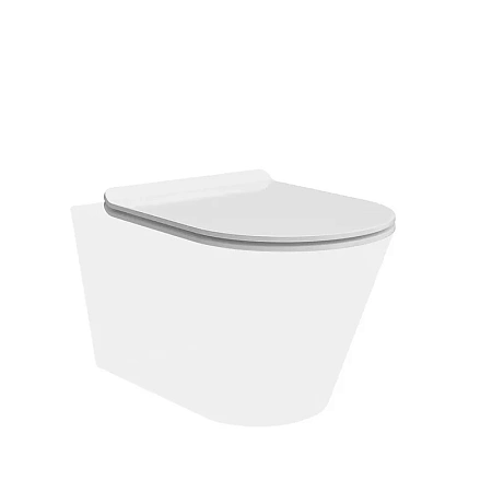 Крышка-сиденье Kerama Marazzi KMDP.seat.00\WHT с комплектом крепежей, белое глянцевое Крышка-сиденье Kerama Marazzi KMDP.seat.00\WHT с комплектом крепежей, белое глянцевое