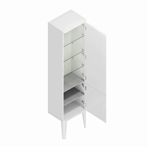 Шкаф-пенал Kerama Marazzi Pompei PO.M.150\WHT напольный\подвесной 150, белый глянцевый Шкаф-пенал Kerama Marazzi Pompei PO.M.150\WHT напольный\подвесной 150, белый глянцевый