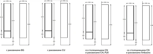 Шкаф-пенал Kerama Marazzi Modula MOD.165\AR подвесной 165 с дверцей и ящиком, арабика Шкаф-пенал Kerama Marazzi Modula MOD.165\AR подвесной 165 с дверцей и ящиком, арабика