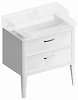 Тумба под раковину Kerama Marazzi Pompei PO.M.80.2\WHT напольная 80, белая глянцевая