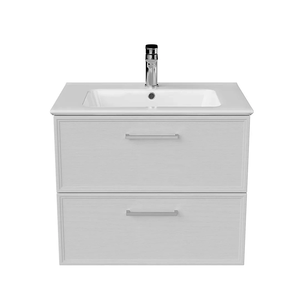Тумба под раковину Kerama Marazzi Piano Classic PIA.CL.65\WHT.M подвесная 65 см, ясень белый матовый — Изображение 3