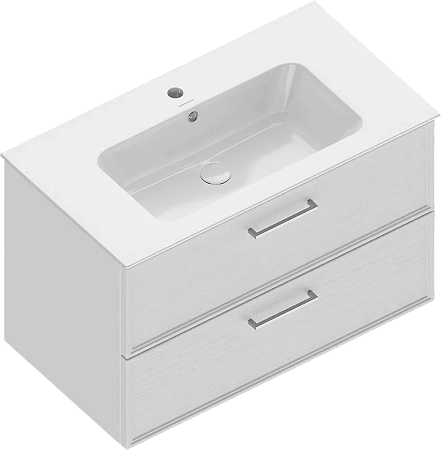 Тумба под раковину Kerama Marazzi Piano Classic PIA.CL.85\WHT.M подвесная 85 см, ясень белый матовый Тумба под раковину Kerama Marazzi Piano Classic PIA.CL.85\WHT.M подвесная 85 см, ясень белый матовый
