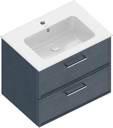 Тумба под раковину Kerama Marazzi Piano Classic PIA.CL.65\BLU.M подвесная 65 см, ясень синий матовый Тумба под раковину Kerama Marazzi Piano Classic PIA.CL.65\BLU.M подвесная 65 см, ясень синий матовый