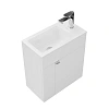 Тумба под раковину Kerama Marazzi LAT.50.1\WHT подвесная Lato 50 с дверцей, белый глянцевый