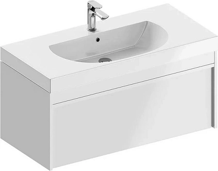 Тумба под раковину Kerama Marazzi Modula MOD.100.1+1\WHT подвесная 100 белая глянцевая Тумба под раковину Kerama Marazzi Modula MOD.100.1+1\WHT подвесная 100 белая глянцевая