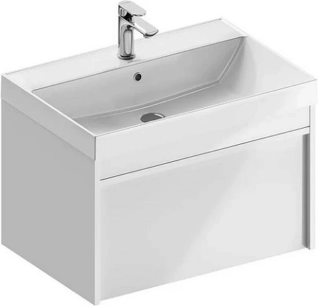 Тумба под раковину Kerama Marazzi Modula MOD.70.1+1\WHT подвесная 70 белая глянцевая Тумба под раковину Kerama Marazzi Modula MOD.70.1+1\WHT подвесная 70 белая глянцевая
