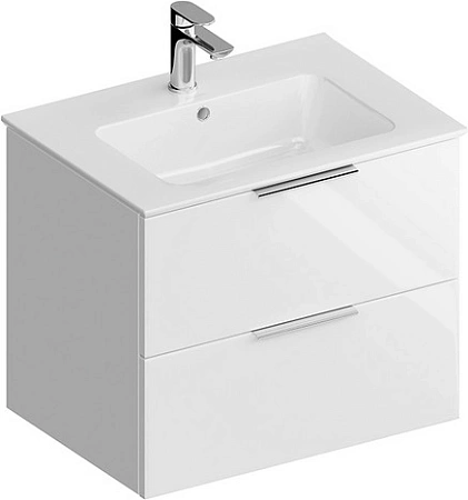Тумба под раковину Kerama Marazzi Piano Forte PI.F.65\WHT подвесная 65 см, белый глянцевый Тумба под раковину Kerama Marazzi Piano Forte PI.F.65\WHT подвесная 65 см, белый глянцевый