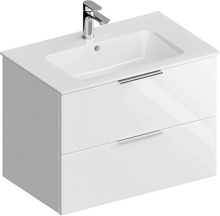 Тумба под раковину Kerama Marazzi Piano Forte PI.F.75\WHT подвесная 75 см, белый глянцевый Тумба под раковину Kerama Marazzi Piano Forte PI.F.75\WHT подвесная 75 см, белый глянцевый
