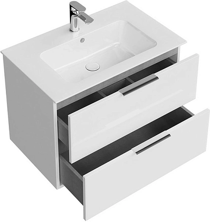 Тумба под раковину Kerama Marazzi Piano Forte PI.F.75\WHT подвесная 75 см, белый глянцевый Тумба под раковину Kerama Marazzi Piano Forte PI.F.75\WHT подвесная 75 см, белый глянцевый