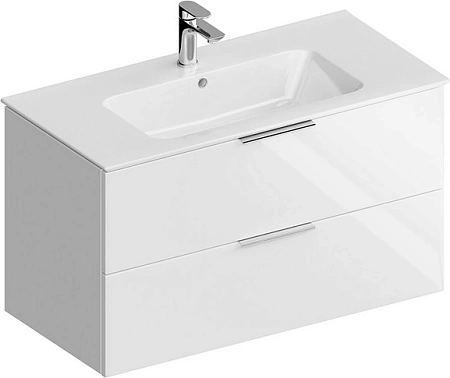 Тумба под раковину Kerama Marazzi Piano Forte PI.F.95\WHT подвесная 95 см, белый глянцевый Тумба под раковину Kerama Marazzi Piano Forte PI.F.95\WHT подвесная 95 см, белый глянцевый