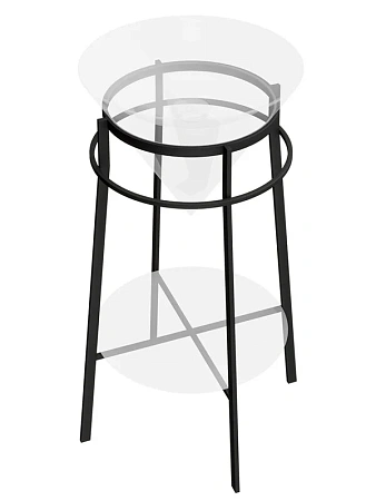 Консоль под раковину Kerama Marazzi Cono CO.44\BLK.M напольная 44, черная матовая Консоль под раковину Kerama Marazzi Cono CO.44\BLK.M напольная 44, черная матовая