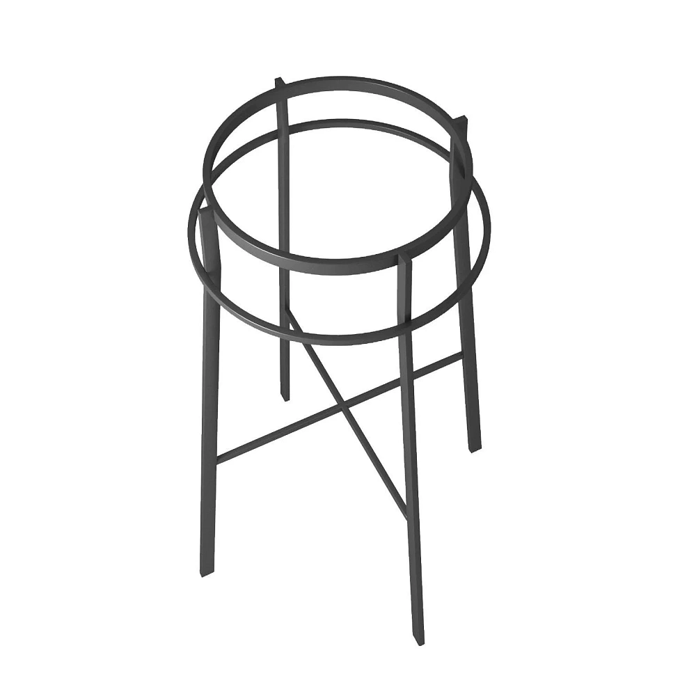 Консоль под раковину Kerama Marazzi Cono CO.44\BLK.M напольная 44, черная матовая — Изображение 2