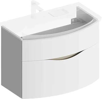 Тумба под раковину Kerama Marazzi Riva 80 см RV.80\WHT.M белая матовая