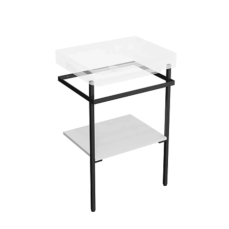 Консоль под раковину Kerama Marazzi Pro 55 PRO.55.01\BLK.M напольная, черная матовая