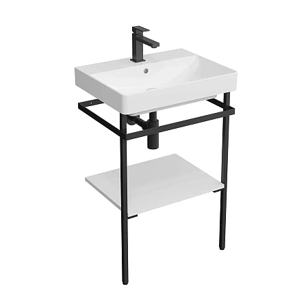 Консоль под раковину Kerama Marazzi Pro 55 PRO.55.01\BLK.M напольная, черная матовая Консоль под раковину Kerama Marazzi Pro 55 PRO.55.01\BLK.M напольная, черная матовая