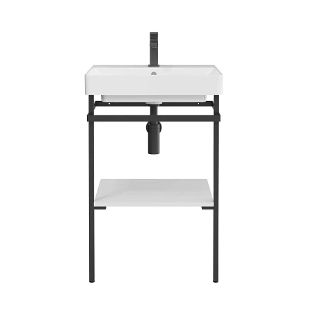 Консоль под раковину Kerama Marazzi Pro 55 PRO.55.01\BLK.M напольная, черная матовая Консоль под раковину Kerama Marazzi Pro 55 PRO.55.01\BLK.M напольная, черная матовая