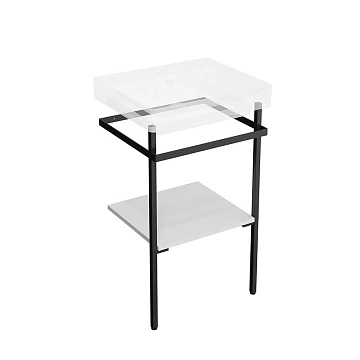 Консоль под раковину Kerama Marazzi Pro PRO.50.01\BLK.M напольная 50, черная матовая