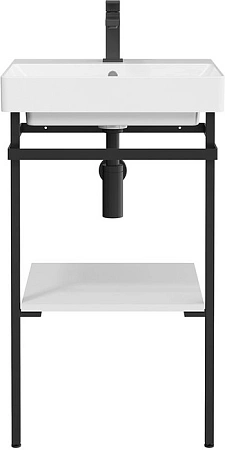 Консоль под раковину Kerama Marazzi Pro PRO.50.01\BLK.M напольная 50, черная матовая Консоль под раковину Kerama Marazzi Pro PRO.50.01\BLK.M напольная 50, черная матовая