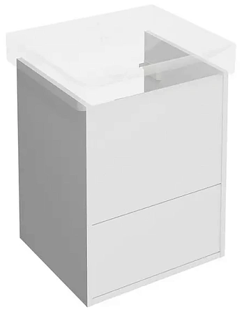 Тумба под раковину Kerama Marazzi Pro PRO.50.2\WHT подвесная 50, белая матовая Тумба под раковину Kerama Marazzi Pro PRO.50.2\WHT подвесная 50, белая матовая