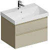 Тумба под раковину Kerama Marazzi CUB.70.2\LIM подвесная Cubo с ящиками 70, лимо матовая
