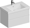 Тумба под раковину Kerama Marazzi CUB.80.2\WHT.M подвесная Cubo с ящиками 80, белая матовая Тумба под раковину Kerama Marazzi CUB.80.2\WHT.M подвесная Cubo с ящиками 80, белая матовая