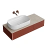 Тумба под раковину Kerama Marazzi Magica MA.120.2\VR.M подвесная 120, венецианский красный матовый