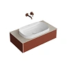 Тумба под раковину Kerama Marazzi Magica MA.90.1\VR.M подвесная 90, венецианский красный матовый
