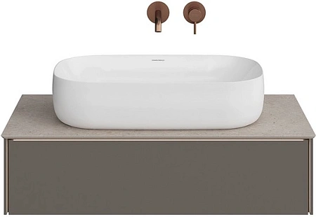 Тумба под раковину Kerama Marazzi Magica MA.90.1\EGR.M подвесная 90, вечерний серый матовый Тумба под раковину Kerama Marazzi Magica MA.90.1\EGR.M подвесная 90, вечерний серый матовый
