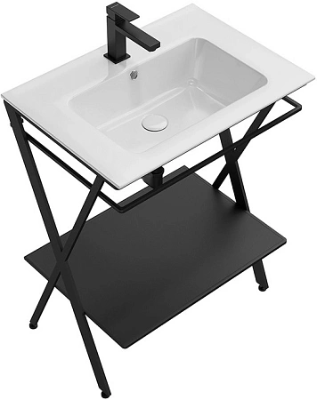 Консоль под раковину Kerama Marazzi Piano Next PIA.N.65\BLK напольная 65, черная матовая Консоль под раковину Kerama Marazzi Piano Next PIA.N.65\BLK напольная 65, черная матовая