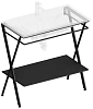 Консоль под раковину Kerama Marazzi Piano Next PIA.N.85\BLK напольная 85, черная матовая