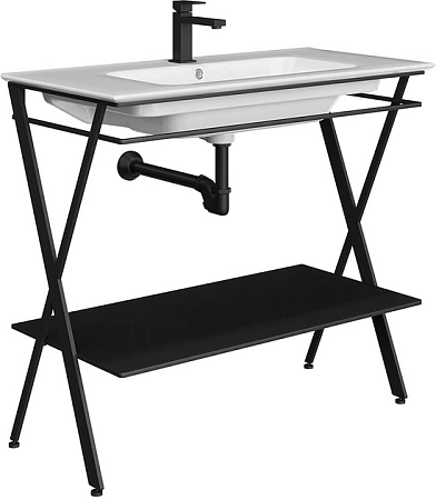 Консоль под раковину Kerama Marazzi Piano Next PIA.N.95\BLK напольная 95, черная матовая Консоль под раковину Kerama Marazzi Piano Next PIA.N.95\BLK напольная 95, черная матовая