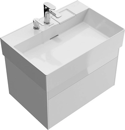Тумба под раковину Kerama Marazzi Logica LOG.70.2\WHT подвесная 70 см, белоснежный Тумба под раковину Kerama Marazzi Logica LOG.70.2\WHT подвесная 70 см, белоснежный