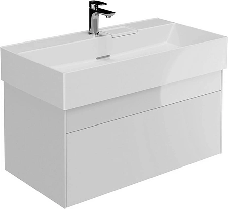 Тумба под раковину Kerama Marazzi Logica LOG.90.2\WHT подвесная 90 см, белоснежный Тумба под раковину Kerama Marazzi Logica LOG.90.2\WHT подвесная 90 см, белоснежный