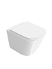 Унитаз подвесной Kerama Marazzi Cubo Tornado CU.T.wc.02 с системой смыва торнадо с крепежом и сиденьем, белый глянцевый Унитаз подвесной Kerama Marazzi Cubo Tornado CU.T.wc.02 с системой смыва торнадо с крепежом и сиденьем, белый глянцевый