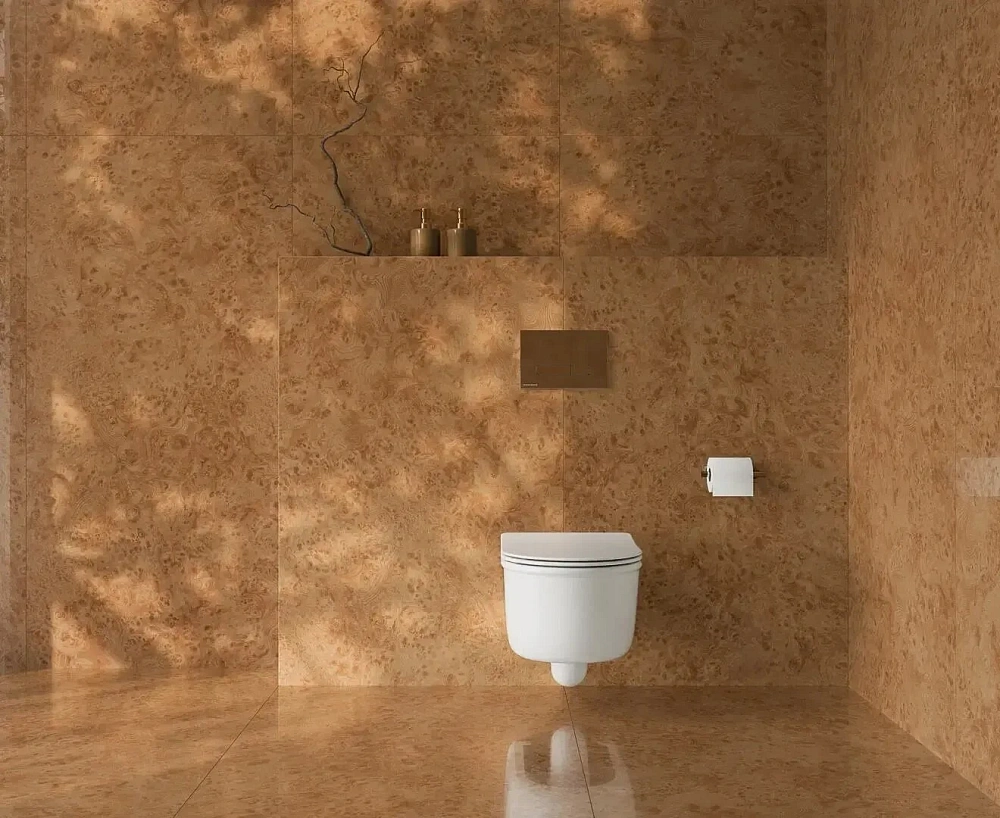 Унитаз подвесной Kerama Marazzi Элеганс KMELWC53GWH2 безободковый, белый глянцевый — Изображение 6