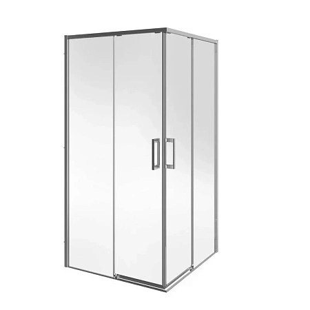 Душевой уголок Kerama Marazzi Lindo LN.100.SSD.CR раздвижной с функцией плавного открывания и закрывания 100х100х195, хром Душевой уголок Kerama Marazzi Lindo LN.100.SSD.CR раздвижной с функцией плавного открывания и закрывания 100х100х195, хром