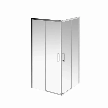 Душевой уголок Kerama Marazzi Vetro VE.100.SSD.CR раздвижной, 100х100х195, хром Душевой уголок Kerama Marazzi Vetro VE.100.SSD.CR раздвижной, 100х100х195, хром