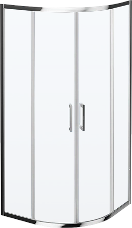 Душевой уголок Kerama Marazzi Vetro VE.90.RSD.CR раздвижной, четверть круга, 90х90х195, хром Душевой уголок Kerama Marazzi Vetro VE.90.RSD.CR раздвижной, четверть круга, 90х90х195, хром