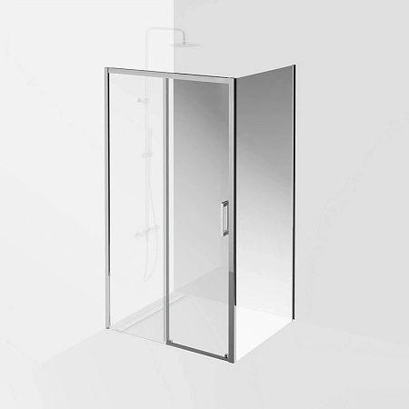 Душевая дверь Kerama Marazzi Vetro 110х195 VE.110.SD.CR раздвижная, хром Душевая дверь Kerama Marazzi Vetro 110х195 VE.110.SD.CR раздвижная, хром