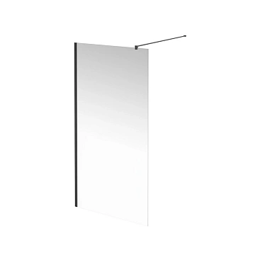 Душевая перегородка Kerama Marazzi Vetro 100х195 VE.100.WI.BLK.M матовый черный