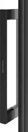 Душевая дверь Kerama Marazzi Cristallo 120х210 CT.120.SD.BLK.M раздвижная с функцией плавного открывания и закрывания матовый черный Душевая дверь Kerama Marazzi Cristallo 120х210 CT.120.SD.BLK.M раздвижная с функцией плавного открывания и закрывания матовый черный