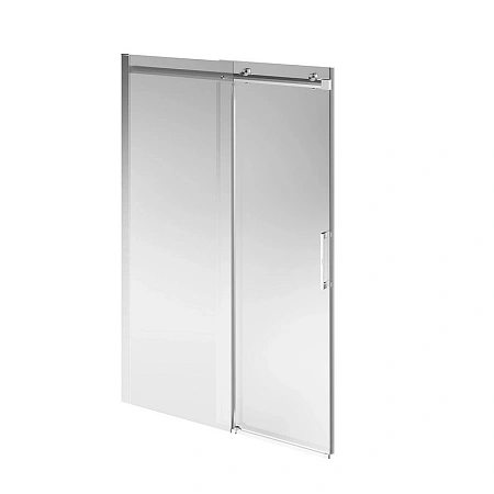 Душевая дверь Kerama Marazzi Cristallo 140х210 CT.140.1/2.SD.BN раздвижная с функцией плавного открывания и закрывания, брашированный никель