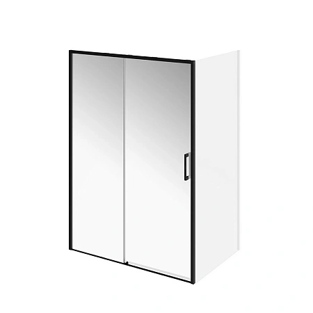Душевая дверь Kerama Marazzi Lindo 140х195 LN.140.SD.BLK.M раздвижная с функцией плавного открывания и закрывания, матовый черный Душевая дверь Kerama Marazzi Lindo 140х195 LN.140.SD.BLK.M раздвижная с функцией плавного открывания и закрывания, матовый черный