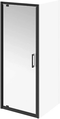 Душевая дверь Kerama Marazzi Vetro 80х195 VE.80.PD.BLK.M распашная, матовый черный Душевая дверь Kerama Marazzi Vetro 80х195 VE.80.PD.BLK.M распашная, матовый черный